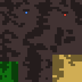 Evil vs. Evil: the map's terrain, castles and mines